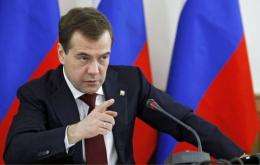 Russia's tech-savvy President Dmitry Medvedev condemned a massive Internet attack