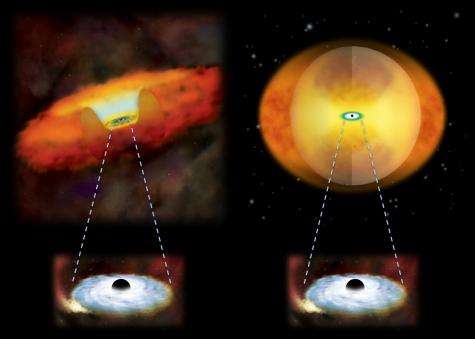 Science results - giant black holes revealed in the nuclei of merging galaxies