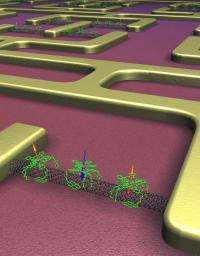 Self-assembling electronic nano-components 