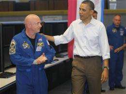 Shuttle flight is delayed; Obama visits Giffords (AP)