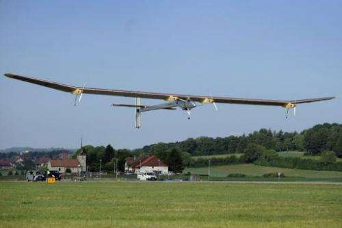 Solar Impulse takes off from Payerne airbase