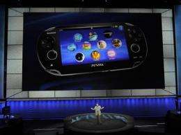 Sony unveils next-gen portable device 'Vita' (AP)