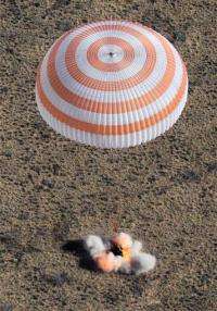Soyuz lands safely in Kazakhstan, rattles nerves (AP)