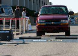Speed-bump device converts traffic energy to electricity