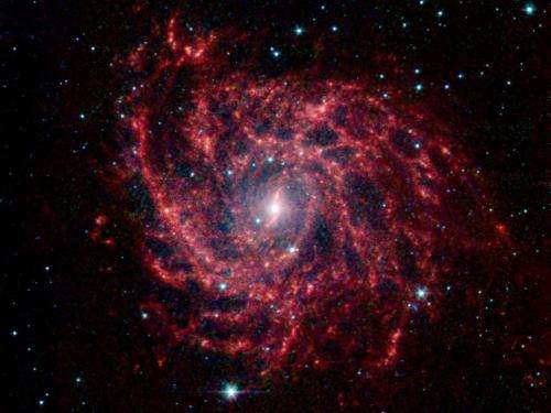 Spitzer Sees Spider Web of Stars
