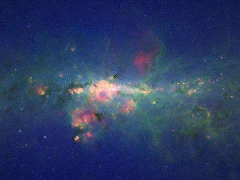 Stars gather in 'downtown' Milky Way