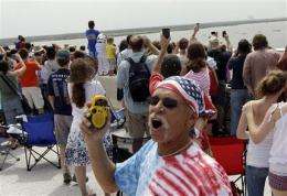 Tailgate party to remember for last shuttle launch (AP)
