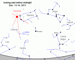 The 2011 Geminid meteor shower
