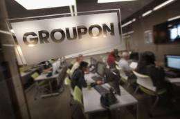 The Groupon at the company's headquarters in Chicago