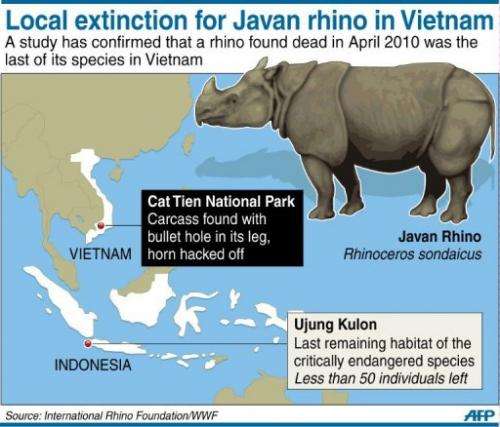 The last remaining habitat of the Javan rhino in Vietnam