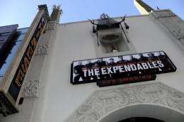 The Premiere Of Lionsgate Films' "The Expendables" at the Grauman's Chinese Theatre in Hollywood