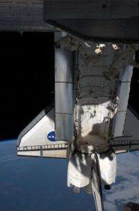 The shuttle will remain at the space station until May 30, before returning to the United States on June 1
