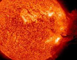 The Sun unleashing an M-2 (medium-sized) solar flare