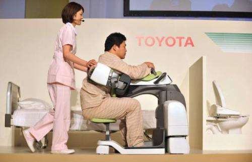 Toyota is looking to launch its healthcare robots commercially in 2013