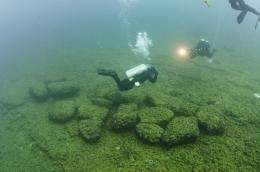 U-M divers retrieve prehistoric wood from Lake Huron