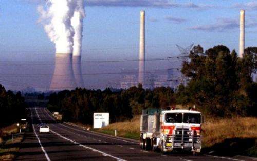 Under an Australian government scheme about 500 of the country's top polluters will pay for carbon dioxide emissions