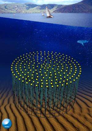 Underwater neutrino detector will be second-largest structure ever built