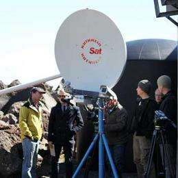 Volcanologists have eye on the sky
