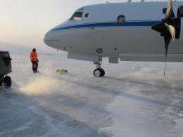 Wheels up for extensive survey of Arctic ice
