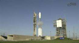 Wind delays NASA launch of twin moon spacecraft (AP)