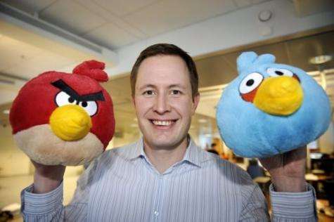 With Angry Birds game, "you get instant gratification in 40 seconds," says Rovio CEO Mikael Hed