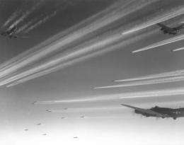 World War II bombing raids offer new insight into the effects of aviation on climate