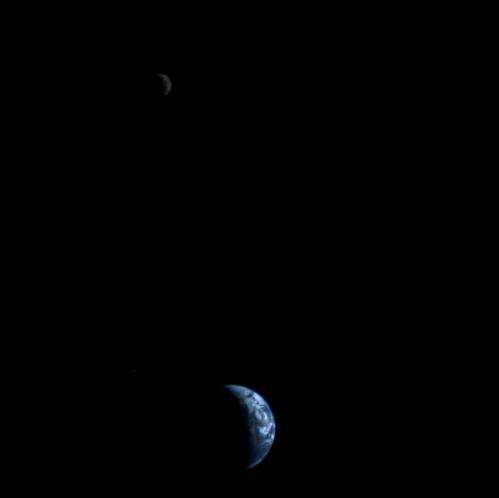 35 years ago: Our first family portrait of the Earth and Moon
