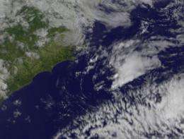 Alberto now a tropical depression, seen by NASA