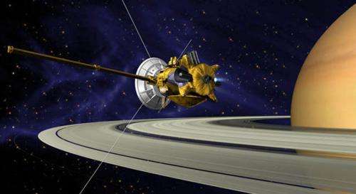Cassini plasma spectrometer turns off