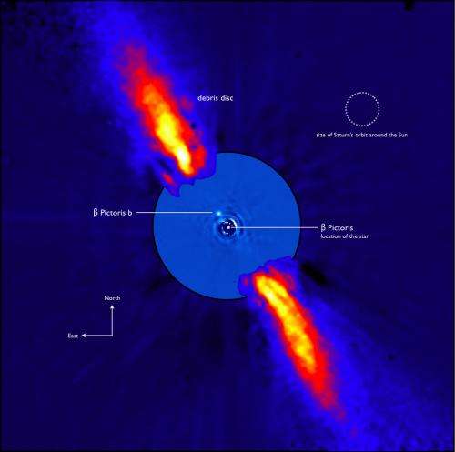 Comet crystals found in a nearby planetary system