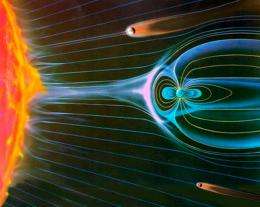 Earth's magnetic field provides vital protection
