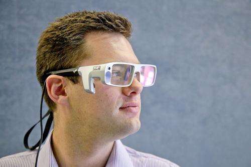 Eye-tracking glasses look for airport navigation clues