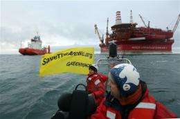 In Arctic, Greenpeace picks new fight with old foe