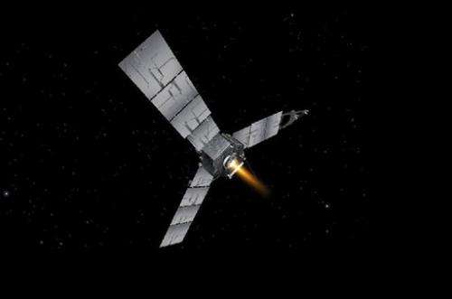 Jupiter-bound craft's 2nd maneuver delayed 10 days