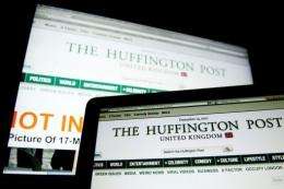"L'Huffington Post" is being run in partnership with Italian publishing group L'Espresso