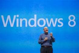 Microsoft reports first loss as public company