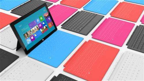 Microsoft's 'Surface' tablet aims for productivity