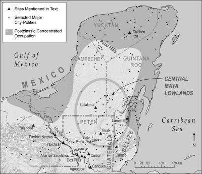 Multiple factors, including climate change, led to collapse and depopulation of ancient Maya