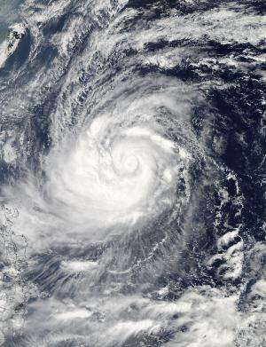 NASA eyes Typhoon Prapiroon's U-turn