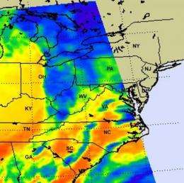 NASA provides satellite views of Maryland's severe weather outbreak