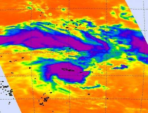 NASA sees intensifying tropical cyclone moving over Samoan Islands