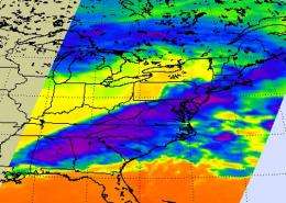 NASA studies March 3 severe weather outbreak with infrared, microwave vision