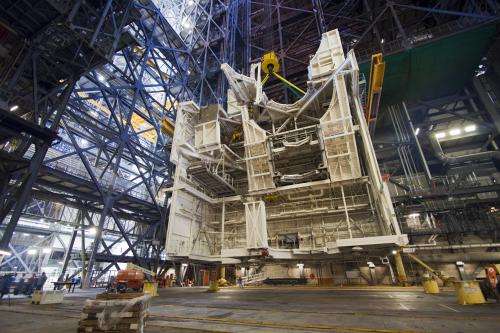 NASA's vehicle assembly building prepared for multiple rockets