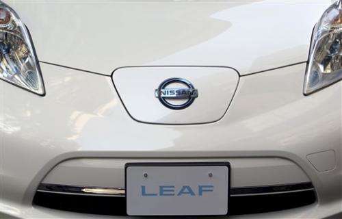 Nissan upgrades Leaf electric car, lowers price
