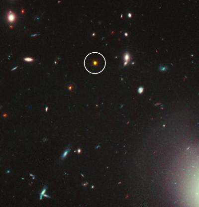 Quasar may be embedded in unusually dusty galaxy