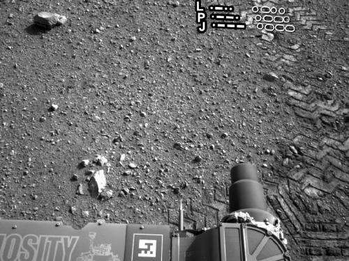 Rover Leaves Tracks in Morse Code