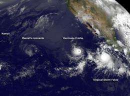 Satellite sees remnants of former Tropical Storm Daniel