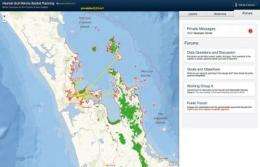 SeaSketch, the next generation of UCSB's MarineMap program, will aid marine spatial planning