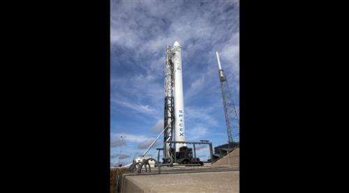 SpaceX Dragon capsule launched to space station
