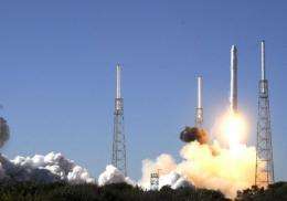 SpaceX's Falcon 9 rocket lifts off in 2010 in Florida, successfully launching the Dragon space capsule into orbit
